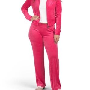 Juicy Couture NWT watermelon color Velour Tracksuit